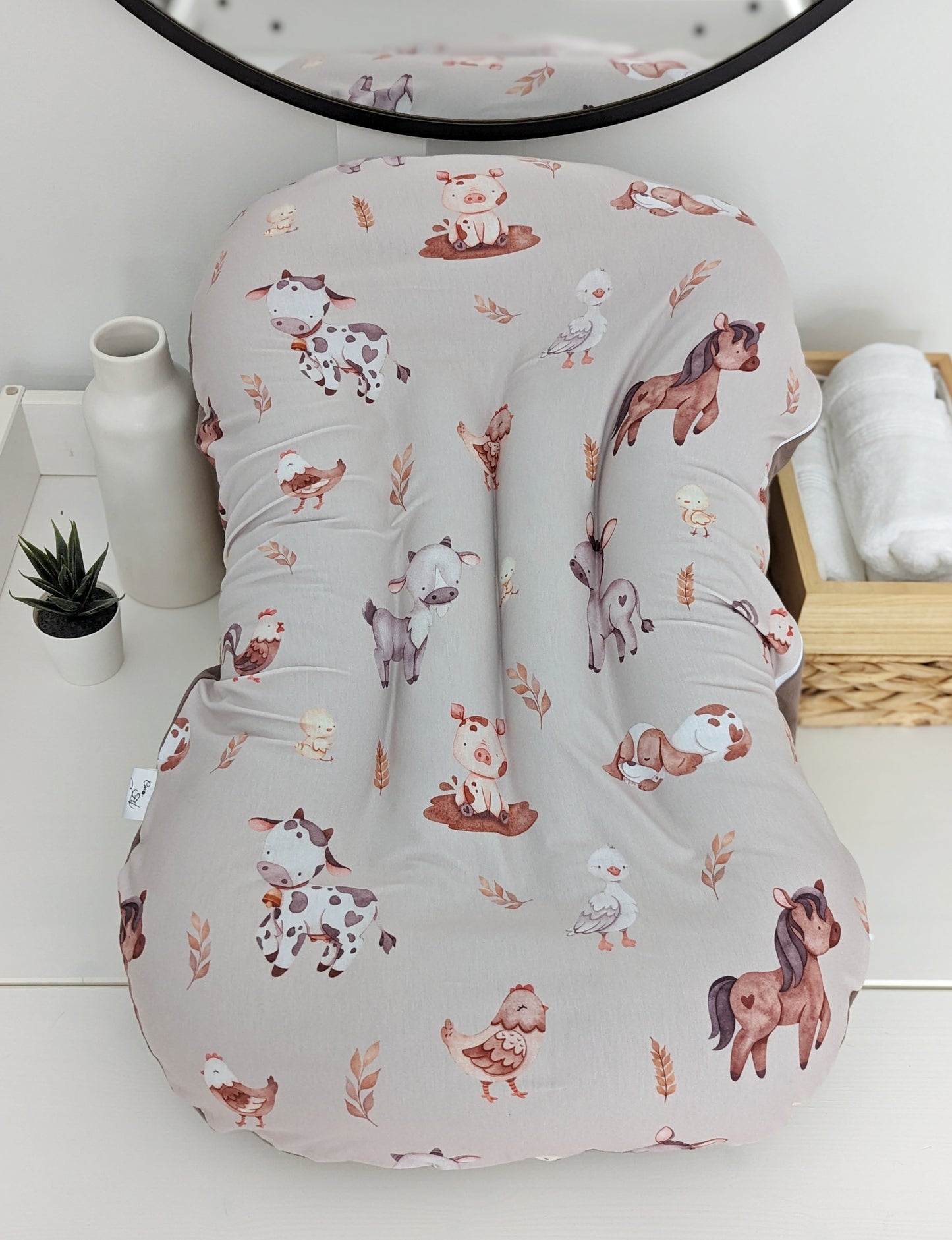 Coussin bébé ferme